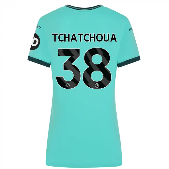 Wolves Kits Shop | Official 2025-26 Wolves Away Shirt – Womens TCHATCHOUA 38 Wolverhampton Wanderers Apparel